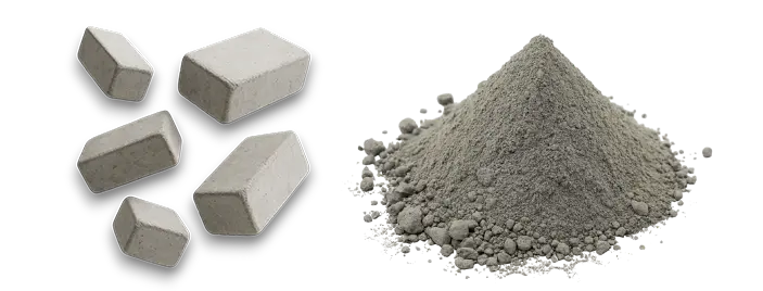 نمایی از سیمان فوق‌سبک